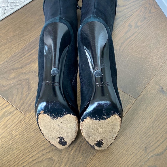 Vero Cuoio Black Suede Boots - Picture 5 of 7